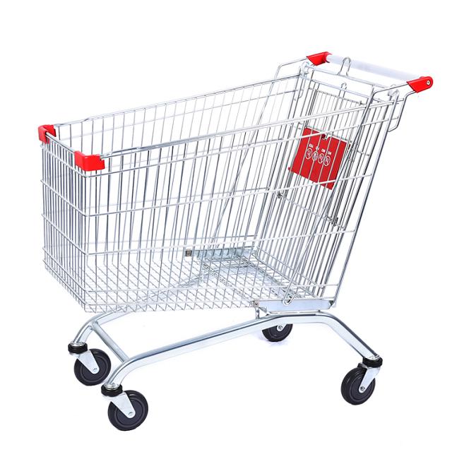 240L European style shopping cart from Jiecheng Metal Products China